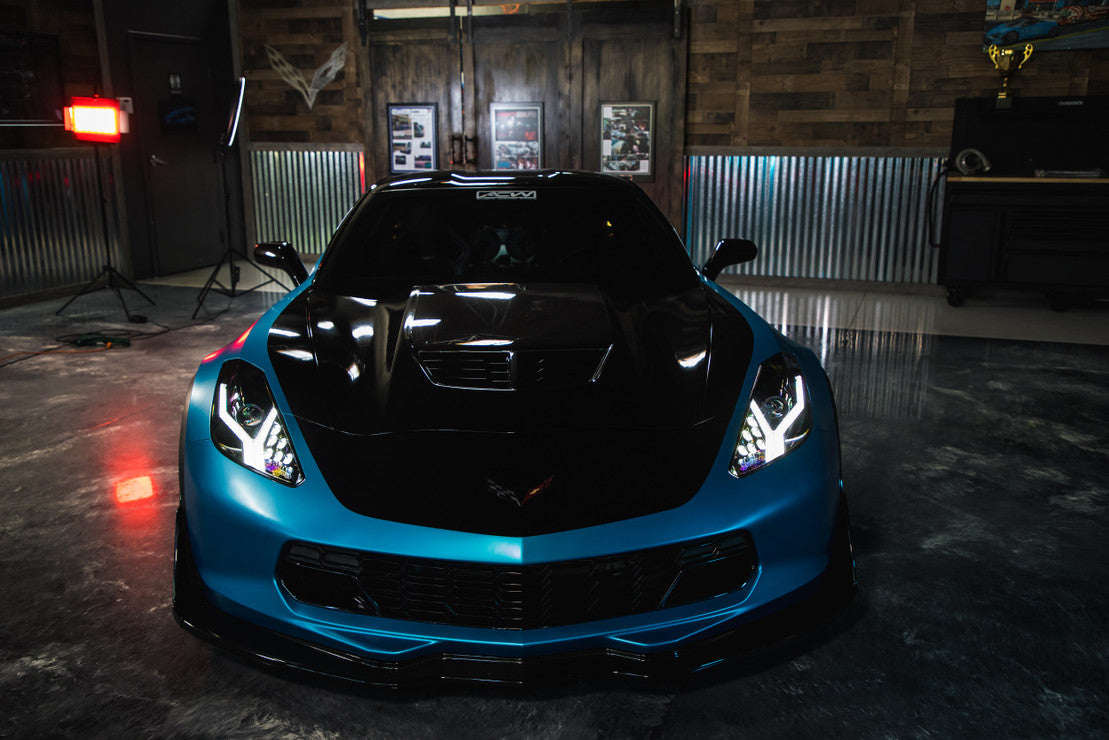 2014 - 19 Corvette C7 XB Smoked LED Headlights | Morimoto