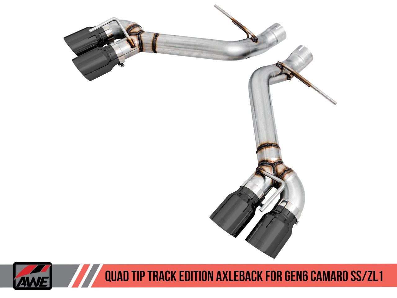 2016 - 24 6th Gen Camaro SS/ZL1 Track Axle-back Exhaust - Quad Exhaust image 0
