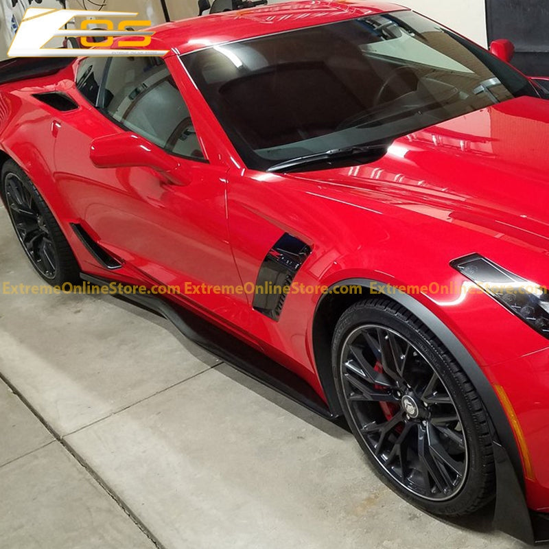 2014 - 19 C7 Corvette Z06 Conversion Side Skirts Rocker Panels