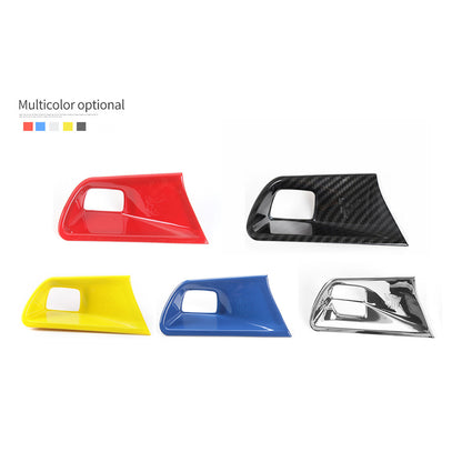 2016 - 24 Camaro Colored/Carbon Fiber Push Button Start Trim Cover (4 Colors)