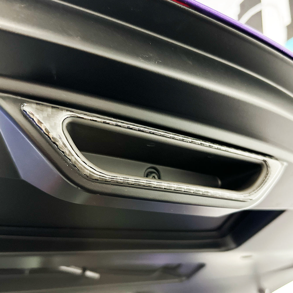 C8 Corvette Soft Carbon Fiber Hatch Handle Cover