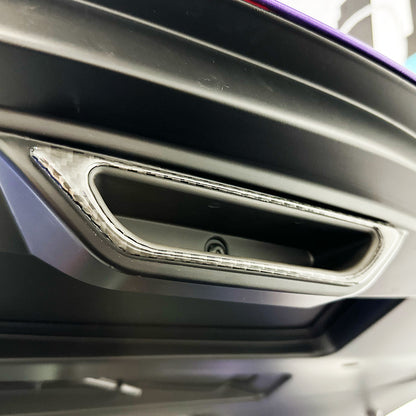 C8 Corvette Soft Carbon Fiber Hatch Handle Cover