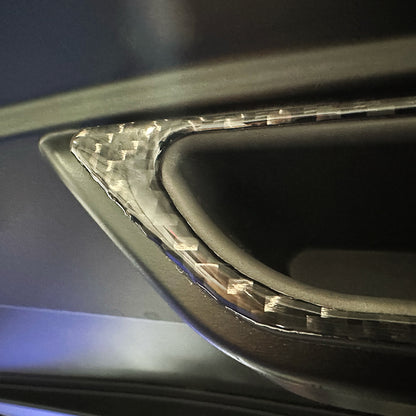 C8 Corvette Soft Carbon Fiber Hatch Handle Cover