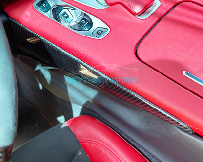 C8 Corvette Carbon Fiber Center Console Side Panel Covers | Next-Gen Carbon