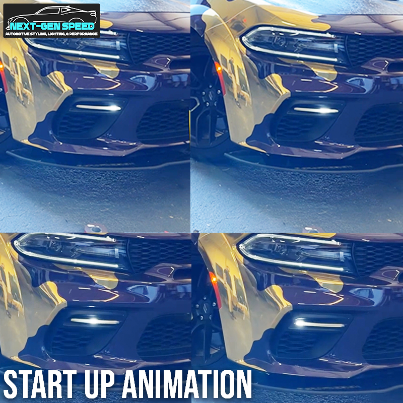 Dodge Charger / Chrysler 300 Front LED DRL Fog Lights