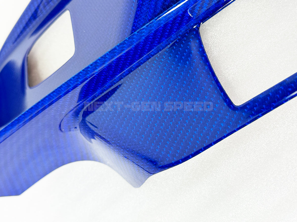 C8 Corvette Carbon Fiber Window Switch Panel Covers (Coupe/Convertible) | Black / Red / Blue Carbon