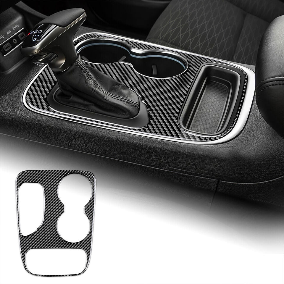 2011-20 Dodge Durango Real Carbon Fiber Interior Center Console Cover Overlay Kit