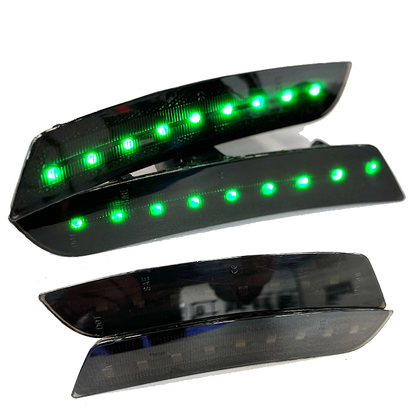 2016 - 24 Camaro Smoked LED RGB/Flow Side Marker Lights | Color Changing