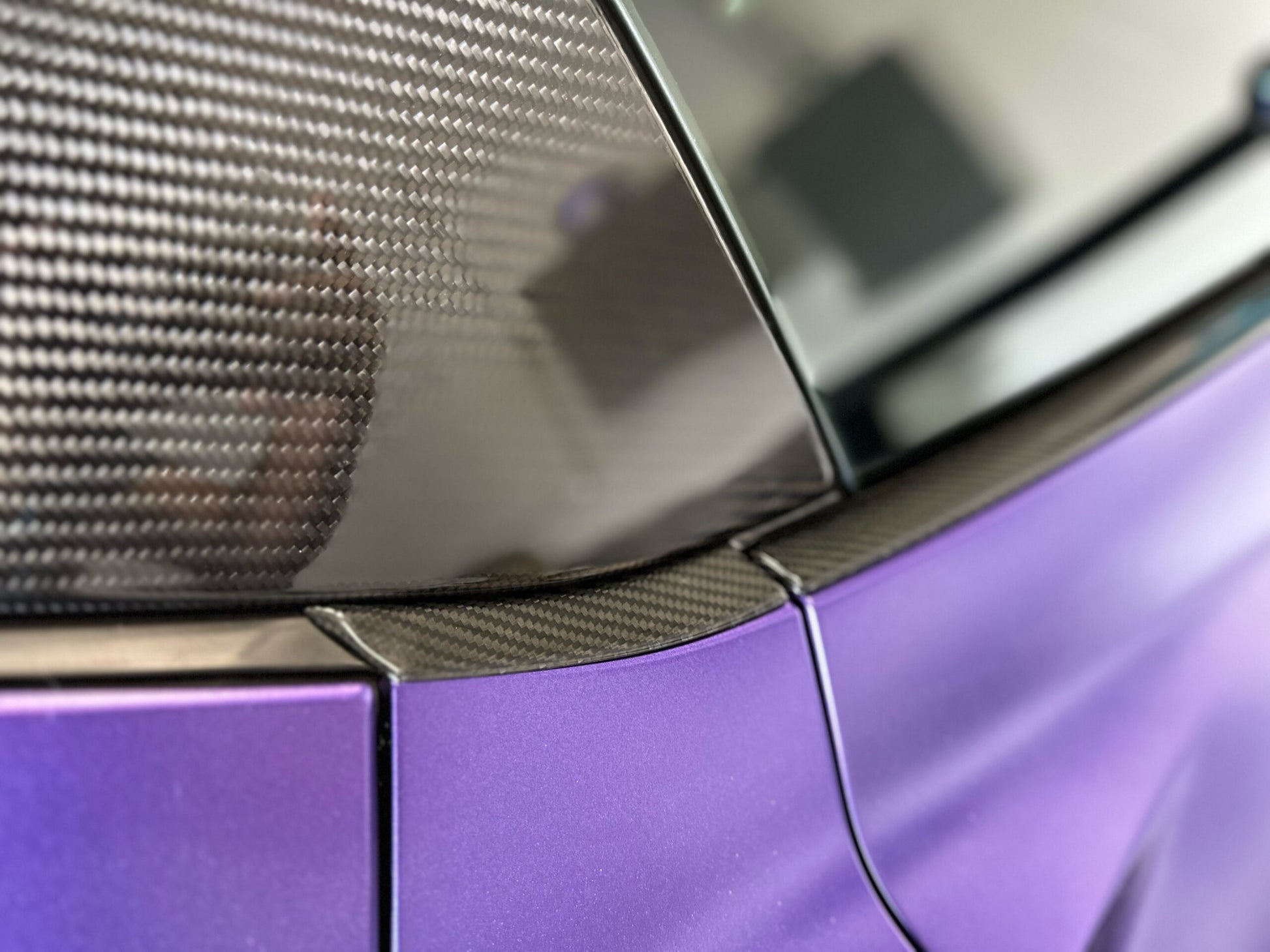 C8 Corvette Carbon Fiber Exterior Lower Window Trim Covers (Coupe/Convertible) | Next-Gen Carbon