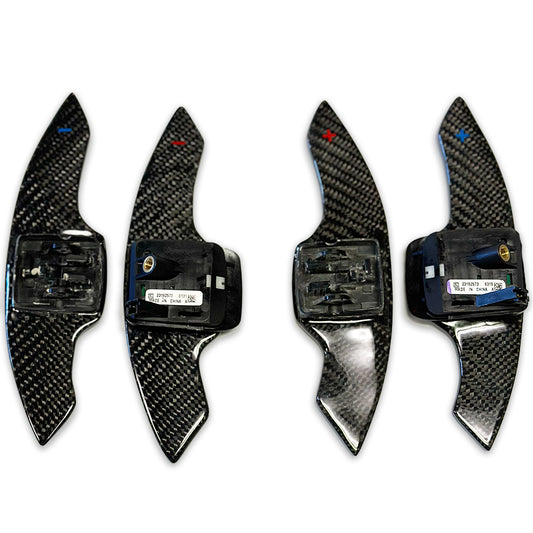 2016-24 Camaro / 2014-19 C7 Corvette Carbon Fiber Extended Paddle Shifter Replacements
