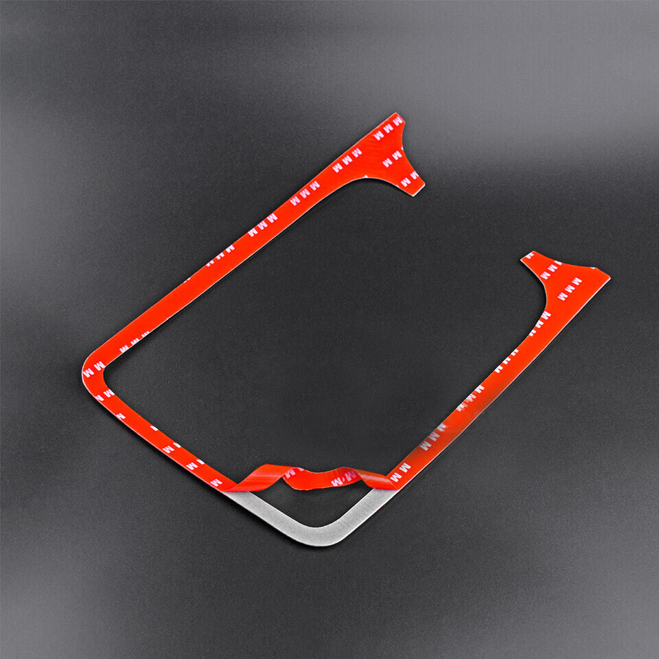 2011-20 Dodge Durango Real Carbon Fiber Interior Center Console Radio Nav Trim Cover Overlay Kit