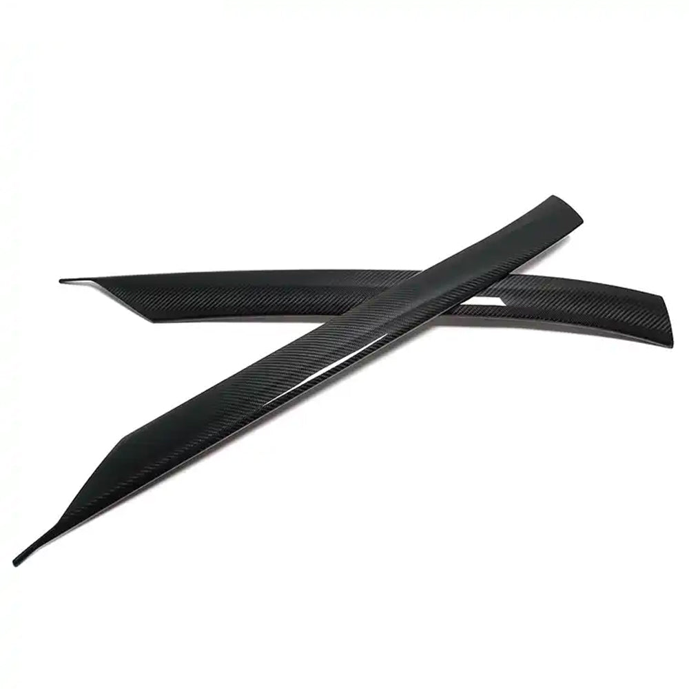 C8 Corvette Carbon Fiber Exterior Windshield Pillar Covers