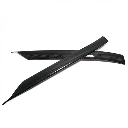 C8 Corvette Carbon Fiber Exterior Windshield Pillar Covers