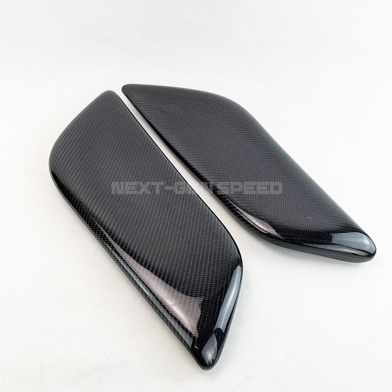 2015 - 23 Mustang Carbon Fiber Center Console Knee Pad Bolsters