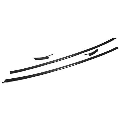 C8 Corvette Carbon Fiber Exterior Lower Window Trim Covers (Coupe/Convertible) | Next-Gen Carbon