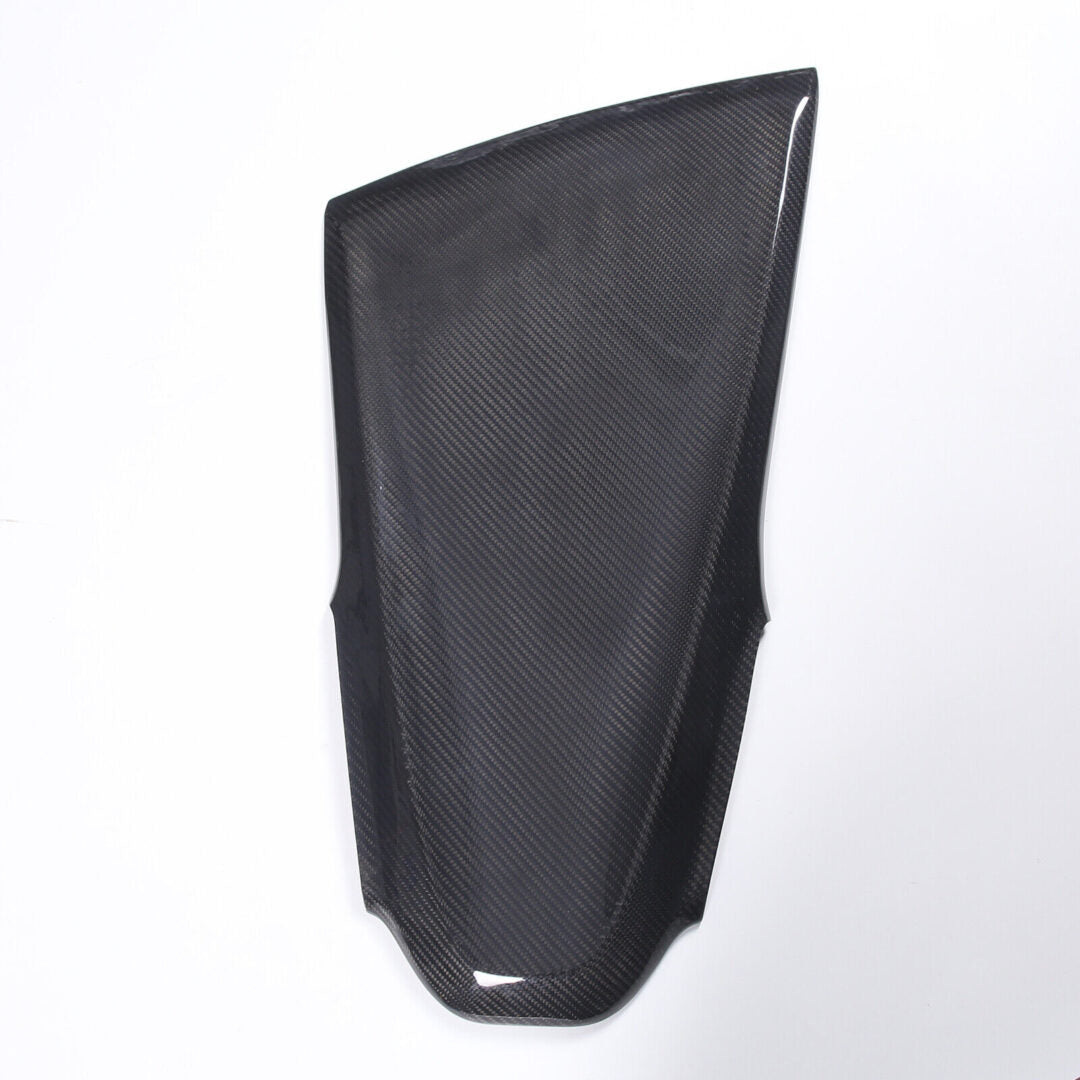 C8 Corvette Carbon Fiber Upper Dash Pad Cover | Black / Red