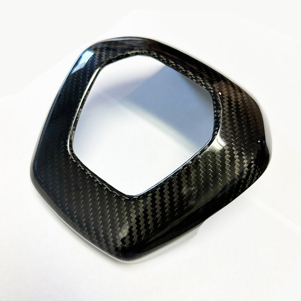 C8 Corvette Carbon Fiber Steering Wheel Center Surround Cover | Next-Gen Carbon