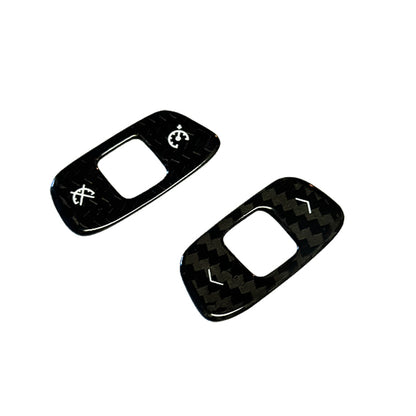 C8 Corvette Carbon Fiber Steering Wheel Cruise/Scroll Button Covers | Red/Blue/White