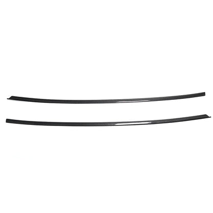 C8 Corvette Carbon Fiber Exterior Lower Window Trim Covers (Coupe/Convertible) | Next-Gen Carbon