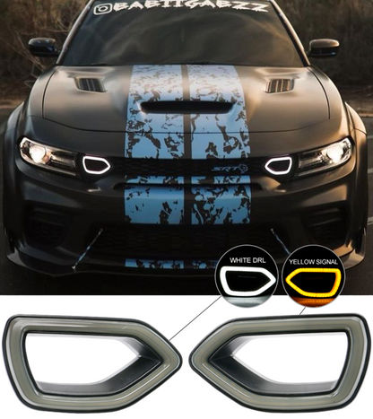 2015 - 24 Charger SRT Grille Snorkel LED Lights (Slimbody/Widebody)