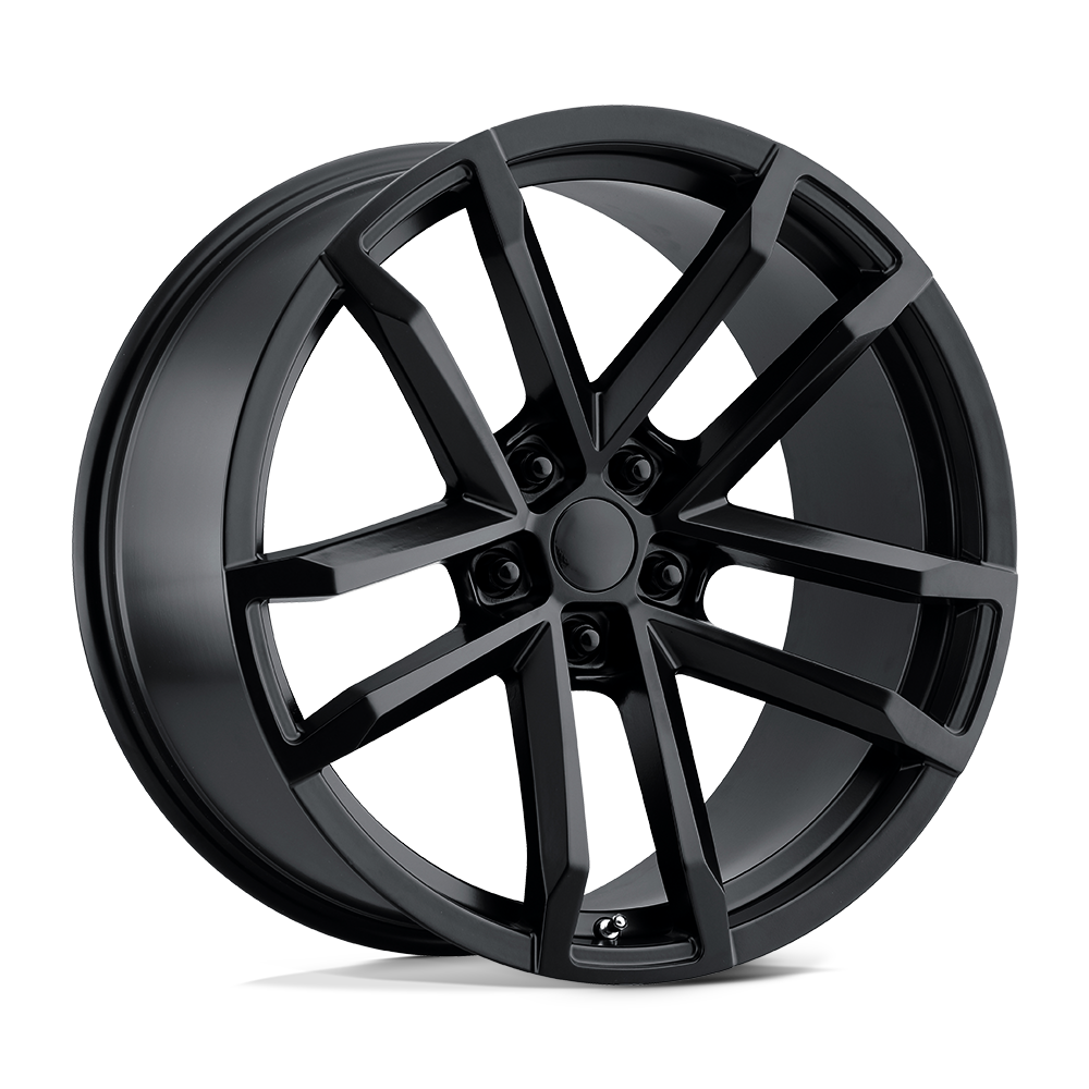 2010 - 24 Camaro 5th Gen SS 1LE Gloss/Satin Black Replica Rear Wheel image