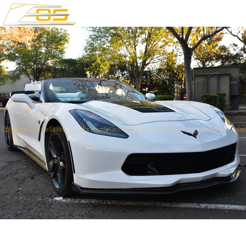 2014 - 19 Corvette C7 Z06 Stage 2 Splitter Carbon Fiber End Caps
