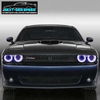 2009 - 14 Dodge Challenger Prebuilt RGB LED Headlights