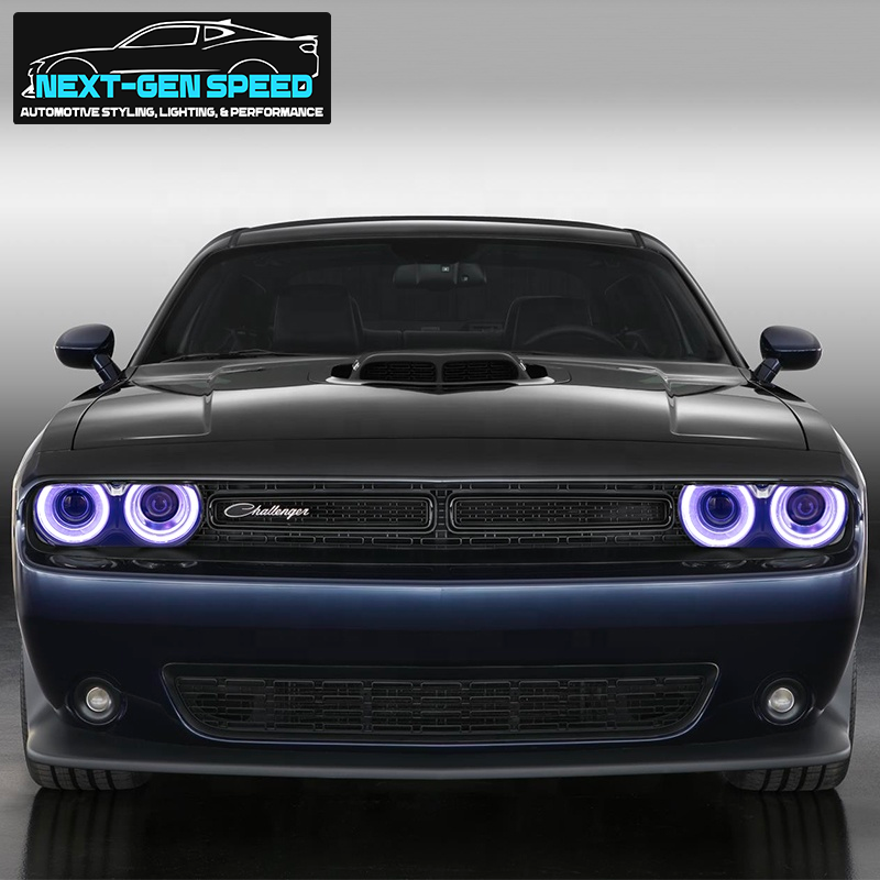 2015 - 24 Dodge Challenger Prebuilt RGB LED Headlights