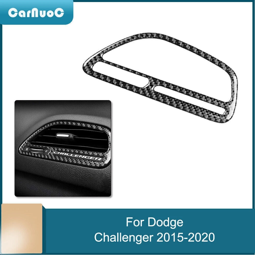 2015+ Dodge Challenger Carbon Fiber Passenger Air Vent Surround