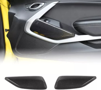 2016 - 24 Camaro ABS Door Knee Bolster Trim Kit | Carbon, Red, Blue, Yellow