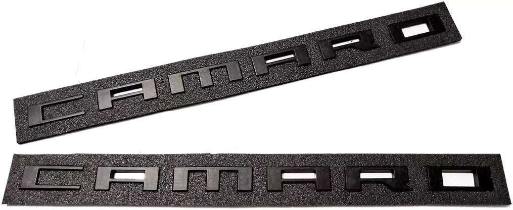 2010 - 24 Camaro Blacked Out Fender Side Emblem Badge