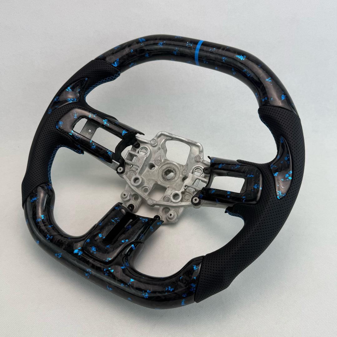 2015-24 Ford Mustang Carbon Fiber Custom Steering Wheel (Complete) | GT/Ecoboost/GT350/GT500 Mach 1