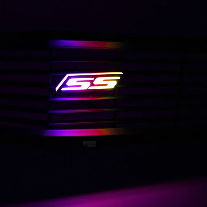 Chevy Camaro SS RGB Flow LED Emblem Badge image 4