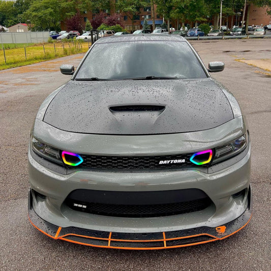 2015 - 23 Dodge Charger RGBW/Flow Series Snorkel LED Lights - Color Changing image 0