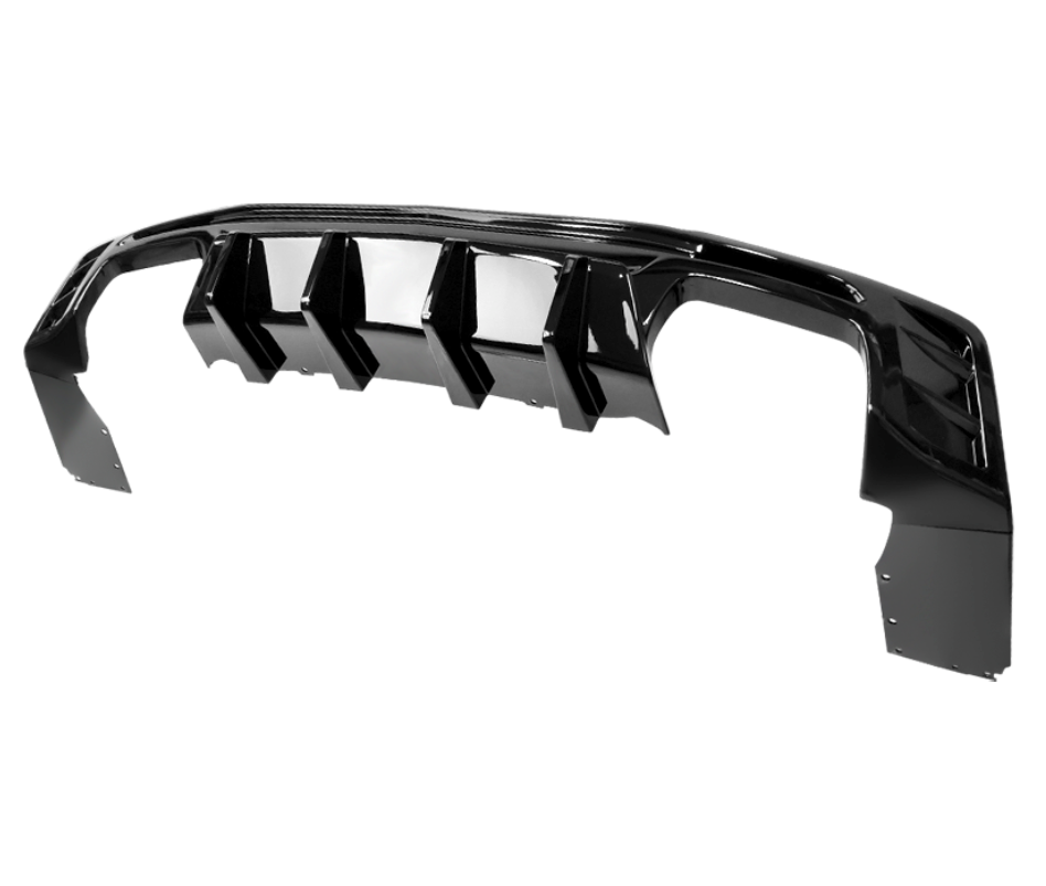 2016 - 24 Camaro Gloss/Matte/Carbon 3PC Diffuser | Single Tip/Quad Tip image 16