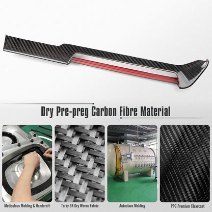 2026+ C8 Corvette Carbon Fiber Center Climate Control Outlet Trim Cover image 7