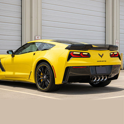 2014-19 C7 Corvette C8 Style RGB Flow Sequential Smoked LED Rear Tail Lights image 5