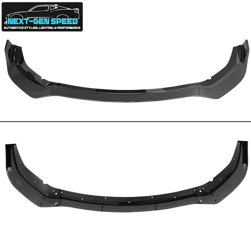 2020 - 23 Charger Widebody Carbon Fiber Front Bumper Lip 3PC