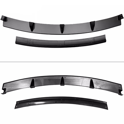 2017 - 23 Model 3 Gloss Black Front Bumper Lip Splitter 4PC