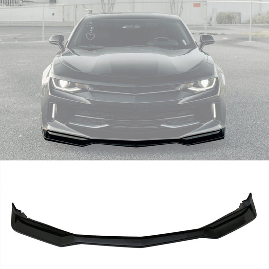 2016 - 18 Camaro Zl1 Style Front Splitter (Primer Black/Gloss Black/Carbon Fiber Print)