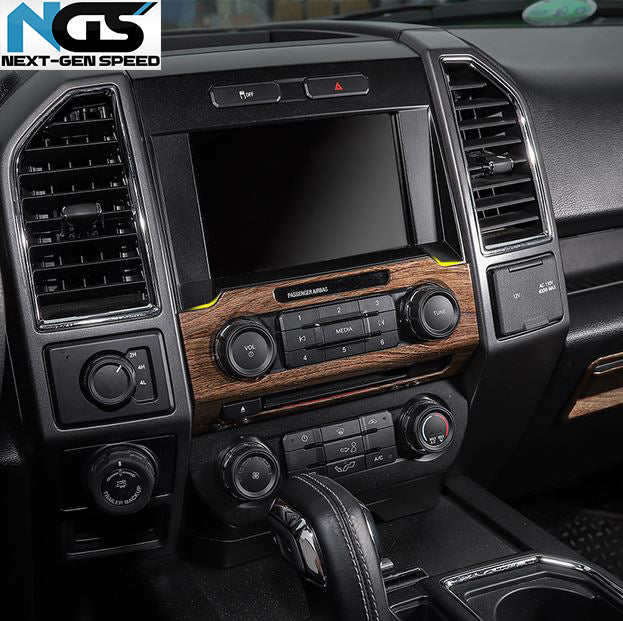 2016 - 24 Ford F-150 Radio Trim Frame Cover (5 Finishes)