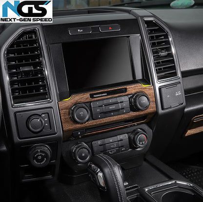 2016 - 24 Ford F-150 Radio Trim Frame Cover (5 Finishes)