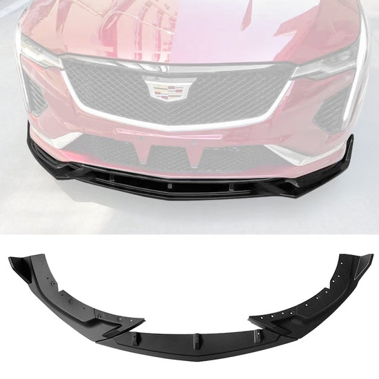 2020 - 22 Cadillac CT4 Front Bumper Splitter Lip | Matte / Gloss / Carbon Fiber