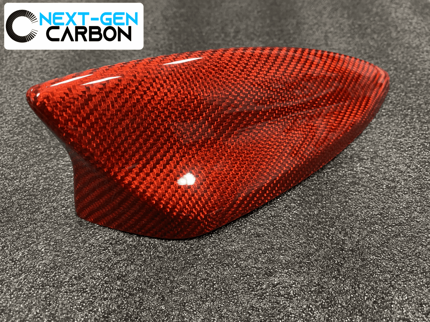 2016 - 24 Camaro Red Carbon Fiber Sharkfin Antenna Cover | Next-Gen Carbon