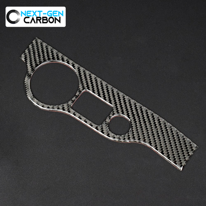 2011 - 24 Dodge Charger / Challenger Carbon Fiber Headlight Switch Trim Cover in Black/Red | Next-Gen Carbon