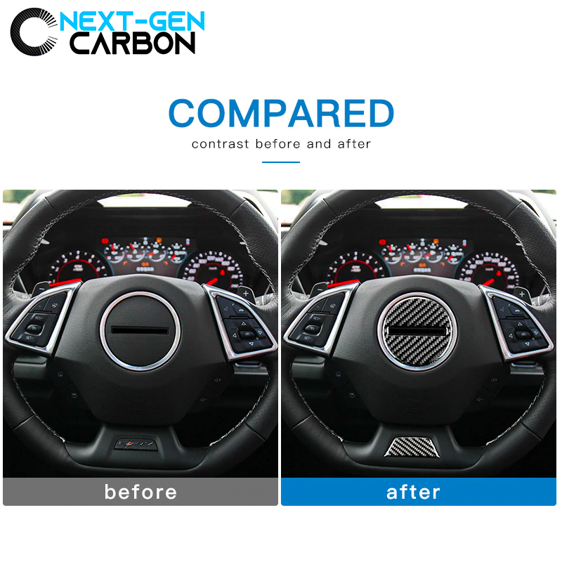 2016 - 24 Camaro Carbon Fiber Lower Steering Panel Cover | Next-Gen Carbon