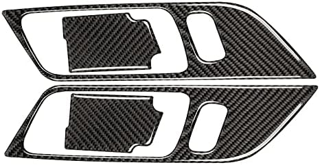 2015-24 Mustang Real Carbon Fiber Interior Door Handle Trim Cover