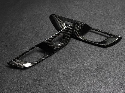 C8 Corvette Carbon Fiber Unlock/Lock Button Trim Cover | Next-Gen Carbon