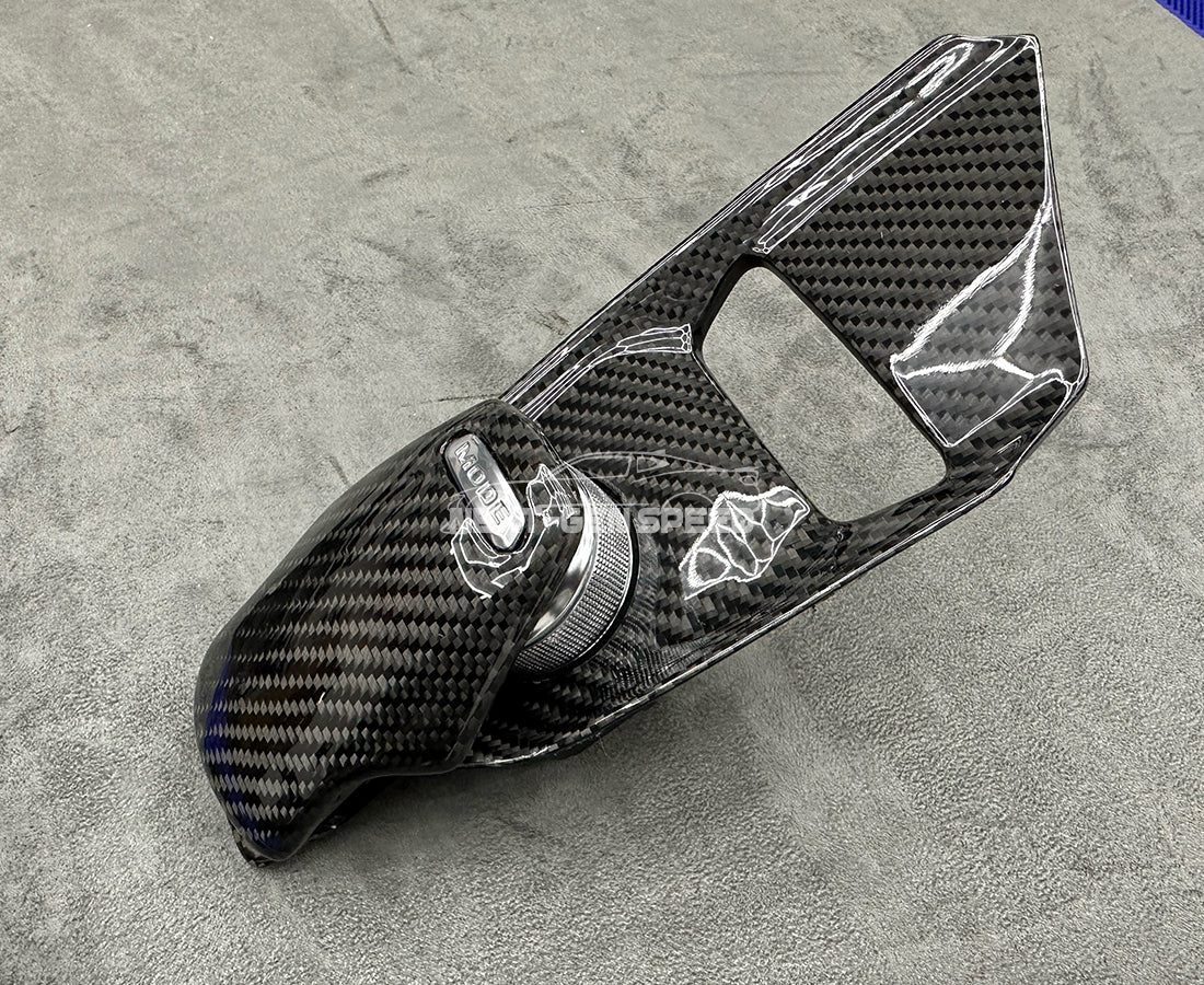 C8 Corvette Carbon Fiber Mode Selector + Plate Replacement Kit | Next-Gen Carbon