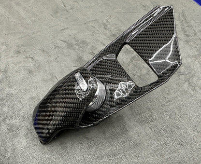 C8 Corvette Carbon Fiber Mode Selector + Plate Replacement Kit | Next-Gen Carbon